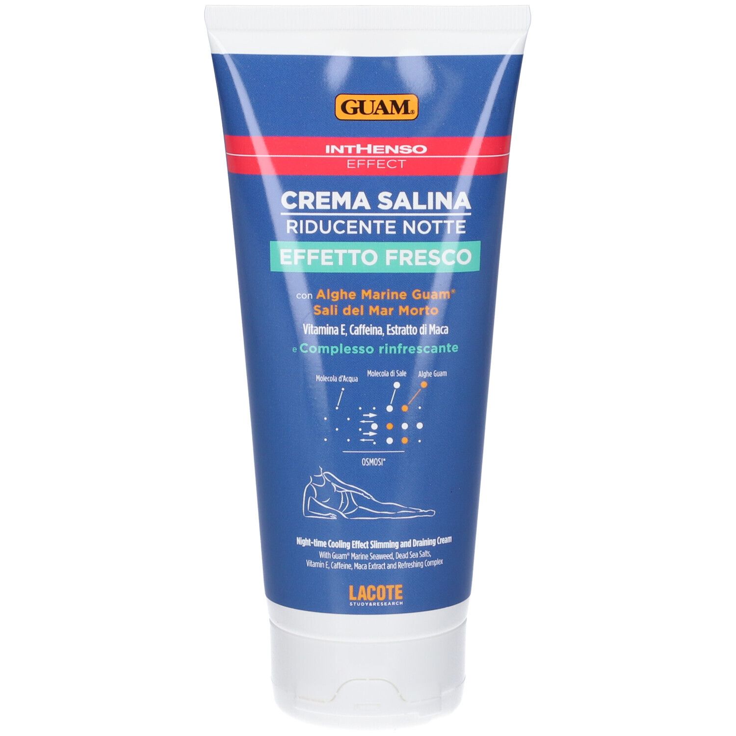 Guam Inthenso Effect Crema Salina Riducente Notte Effetto Fresco 200 ml piedi