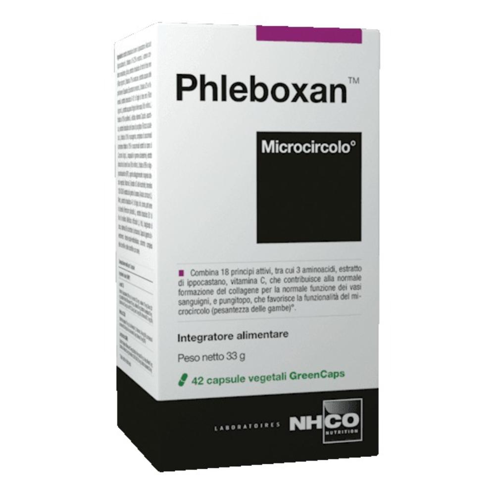 Laboratoires NHCO Phleboxan Integratore per il Microcircolo, 42 Capsule