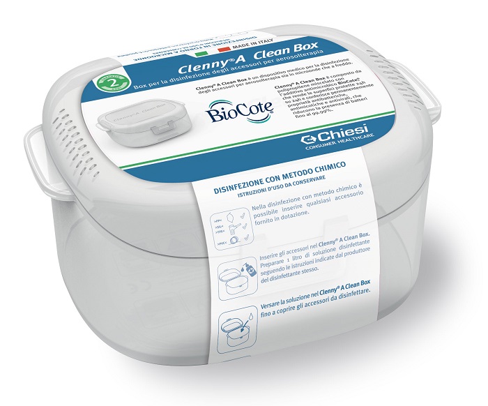 Chiesi Farmaceutici Clenny A - Clean Box Per La Disinfezione Accessori Aerosol