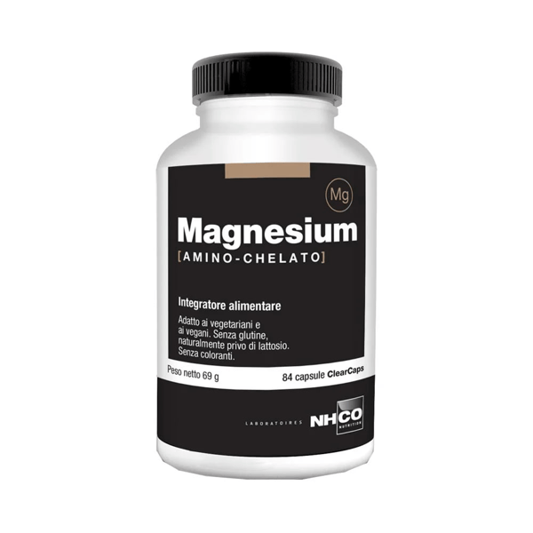 Nhco Magnesium Integratore Alimentare Supporto Nervoso e Muscolare 84 Capsule