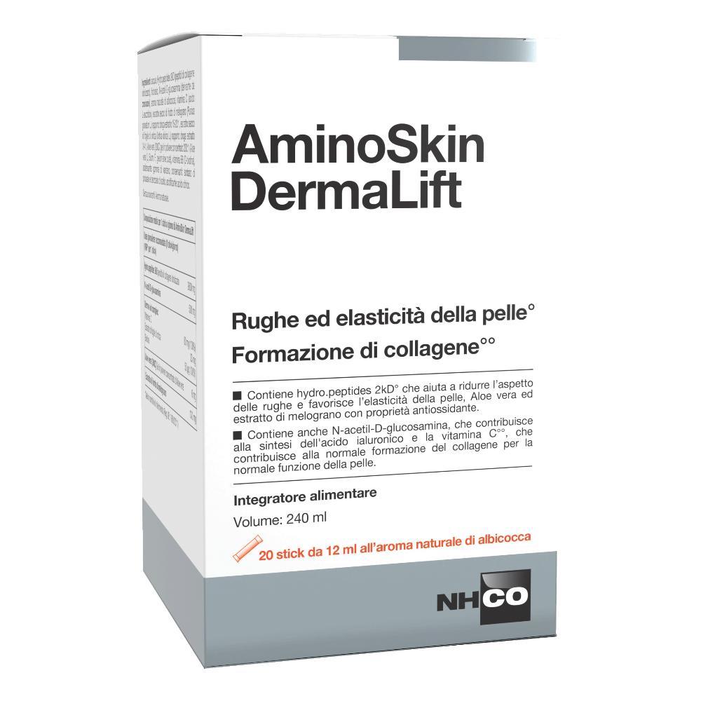 Laboratoires NHCO AminoSkin Dermalift Integratore Anti Età, 20 stick