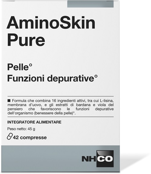 Aminoskin Pure Integratore Per Le Funzioni Depurative Della Pelle 42 Compresse — confronto prezzi