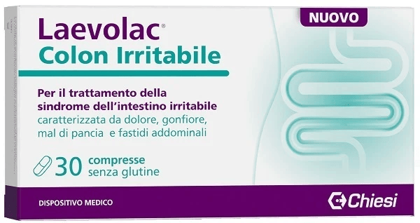 Laevolac Colon Irritabile Trattamento per Mal di Pancia e Gonfiore Addominali 30 Compresse