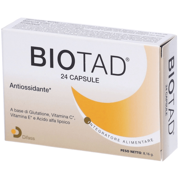 Biotad Integratore Antiossidante Glutatione Vitamina E 24 Capsule — confronto prezzi