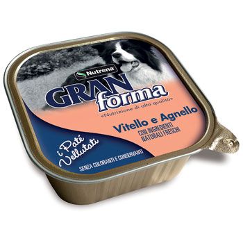 RAGGIO DI SOLE GRAN FORMA CANE PATE' VITELLO AGNELLO 300GR (vaschetta)