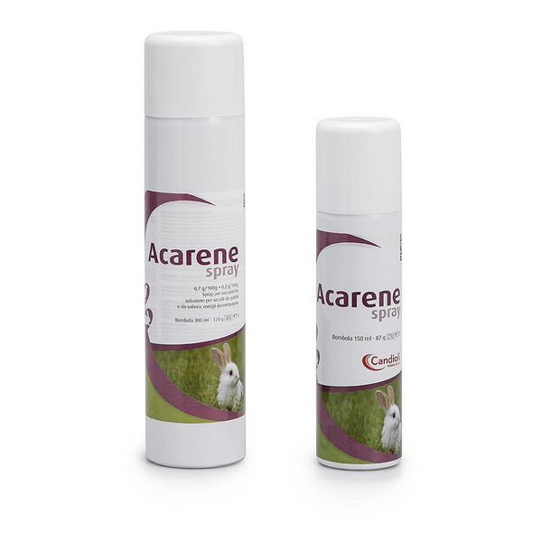Acarene Spray Antiparassitario Uccelli e Conigli 150 ml