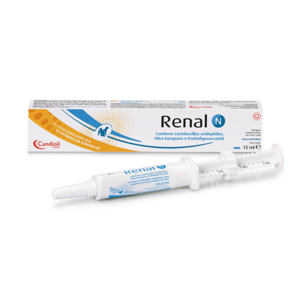 Candioli Renal N Pasta Gatti Mangime Complementare Intestinale 15 ml