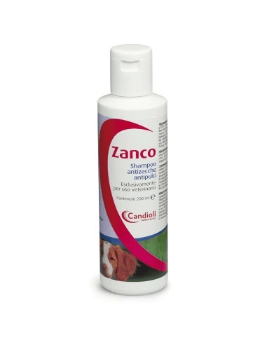 Candioli Zanco Shampoo Antiparassitario per Cani e Gatti 200 ml