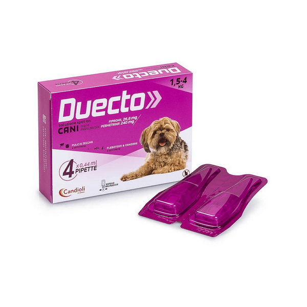 Duecto Antiparassitario Cani 1,5-4 Kg 4 Pipette — confronto prezzi