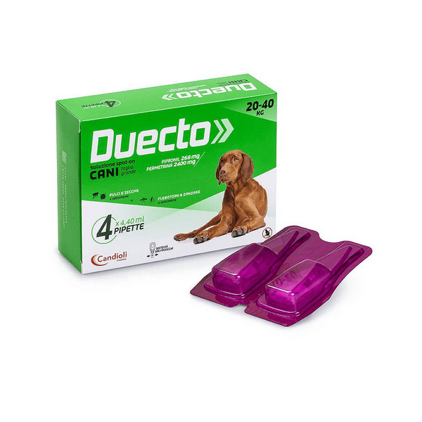 Duecto Antiparassitario Cani 40-60 Kg 4 Pipette — confronto prezzi