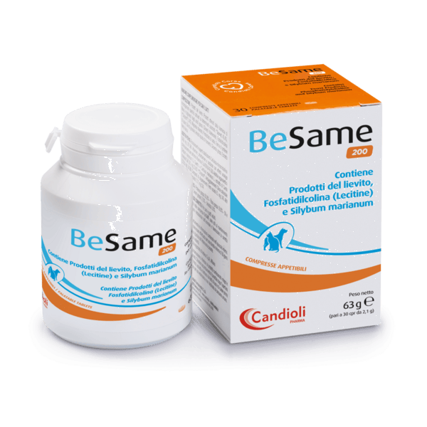 Besame 200mg Integratore Epatico Cani e Gatti 30 Compresse Appetibili
