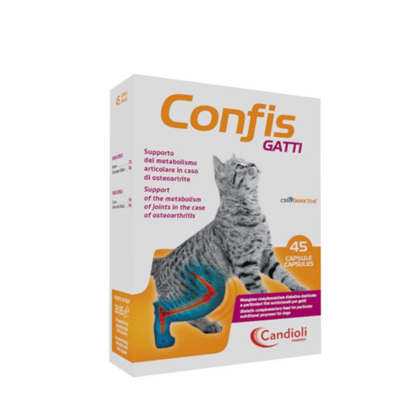 Confis Gatti Integratore per il Supporto articolare in caso di Osteoartrite 45 capsule — confronto prezzi