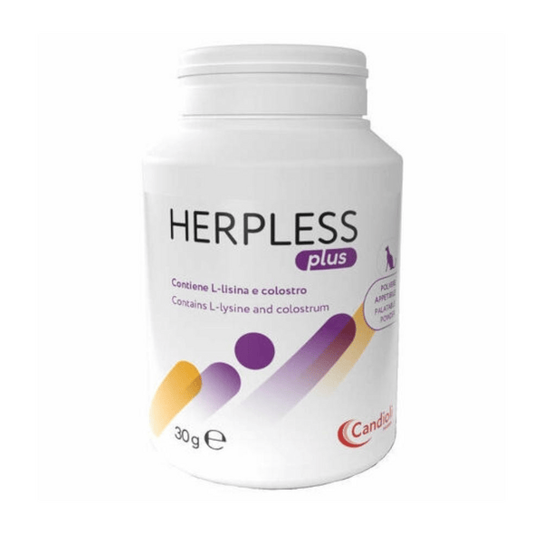 Candioli Herpless Plus Polvere Integratore Infezioni Herpes Gatti 30 G