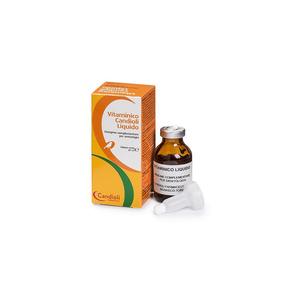 Candioli Vitaminico Liquido Integratore Per Uccelli 20 ml