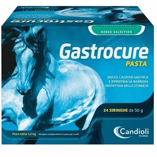 Gastrocure Pasta Mangime Protezione Gastrica Cavalli 24 Siringhe 50 g