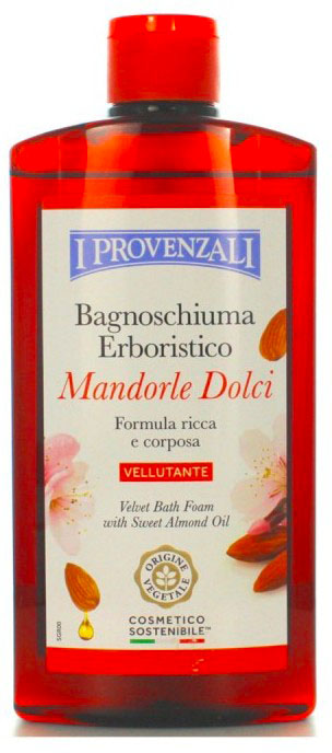 Provenzali Bagno Schiuma Erboristico Mandorle Dolci Vellutante 400 Ml