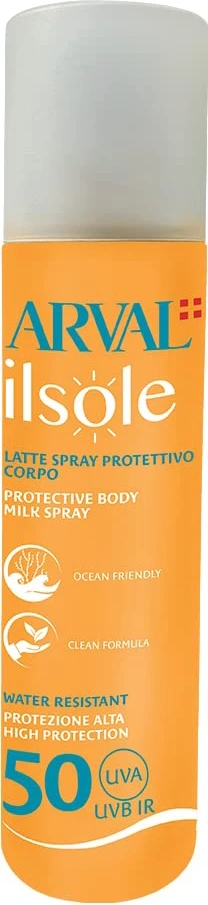 Arval Crema Solare Spf 50 Spray Latte Corpo Ilsole Protezione Alta 200ml