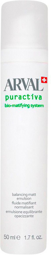 Arval Puractiva Bio-matifying System Emulsione Opacizzante Equilibrante 50ml