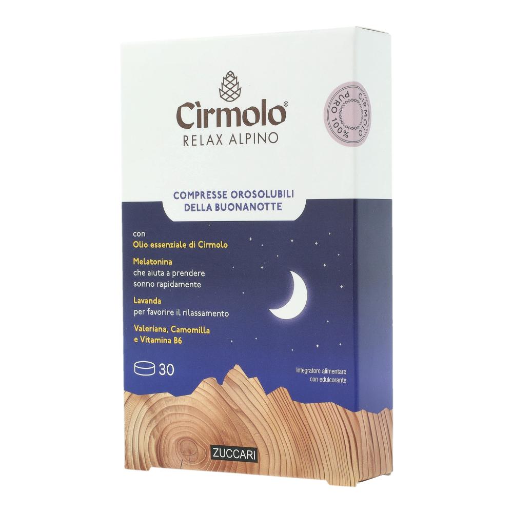 Cirmolo Relax Alpino-Compresse Orosolubili della Buonanotte 37,2 g Compresse — confronto prezzi