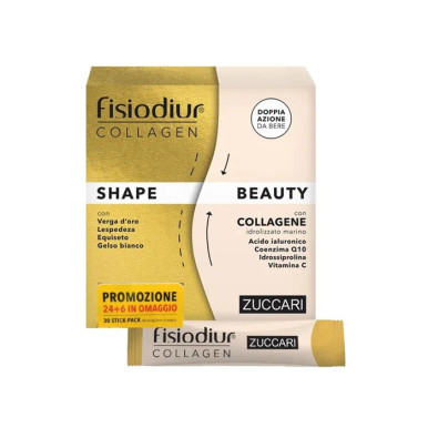 Fisiodiur - Collagen Shape & Beauty Integratore Pelle Confezione 30 Stick