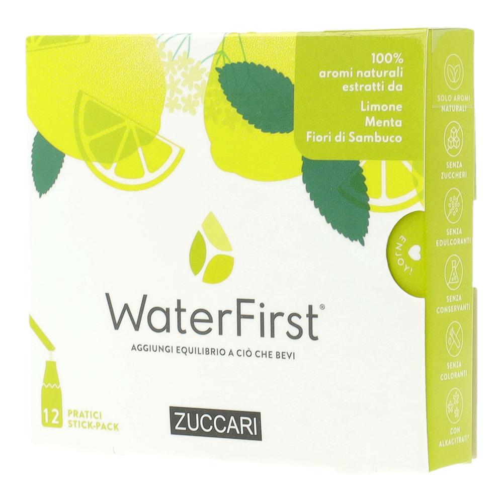 Water First Limone-Menta-Fiori di Sambuco - 12 stick pack - Zuccari