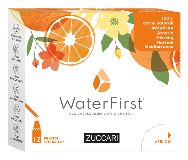 WATERFIRST ARAN GINS MED 12STK