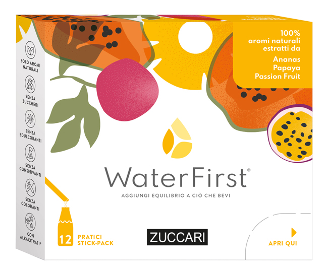 WaterFirst Ananas, Papaya, Passion Fruit 18 g Polvere per soluzione orale