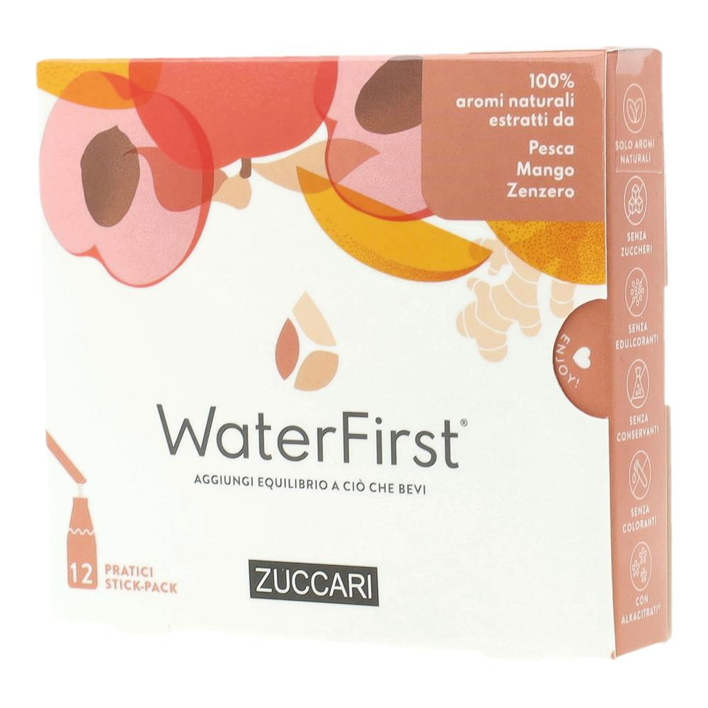 WaterFirst Pesca, Mango, Zenzero 18 g Polvere per soluzione orale