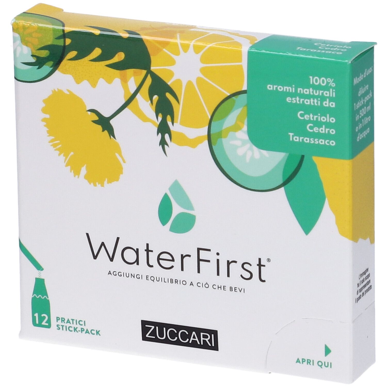 WaterFirst Cetriolo, Cedro, Tarassaco 18 g Polvere per soluzione orale — confronto prezzi