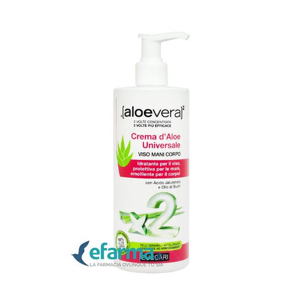 Zuccari Aloevera2 Crema D'Aloe Universale Viso Mani Corpo 300 ml