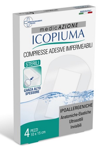 Garza compressa icopiuma medicata postoperatoria 10x15 cm 4 pezzi — confronto prezzi