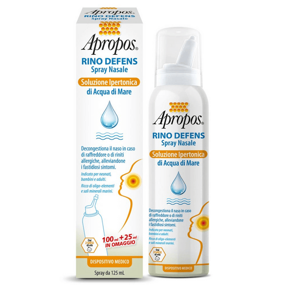 Apropos Rino Defens Spray Nasale Soluzione Ipertonica 125 ml