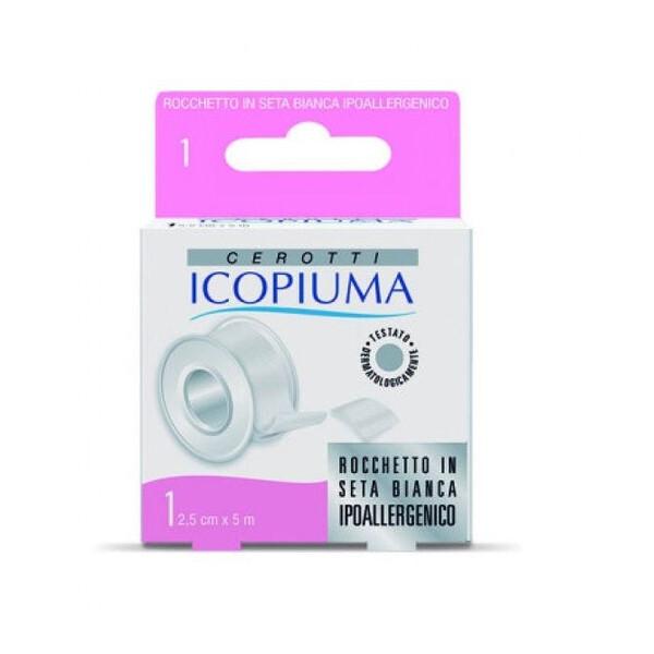 Icopiuma Cerotto Rocchetto In Seta Bianca Ipoallergenico cm 2,5x5 m — confronto prezzi