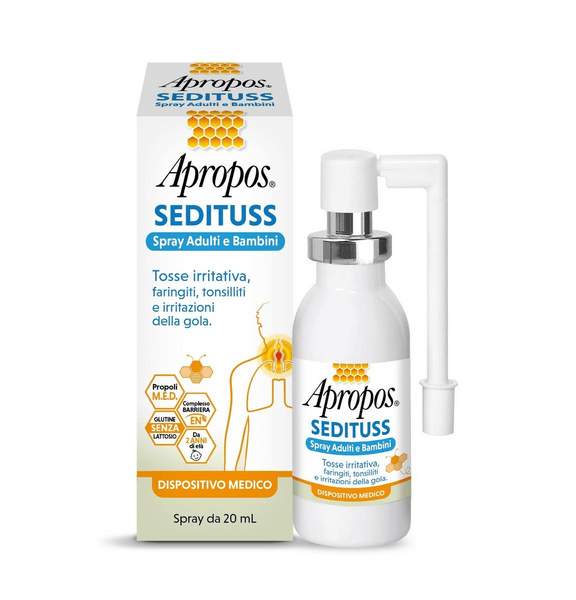 Apropos Sedituss Spray Per La Gola Adulti Bambini 20 ml