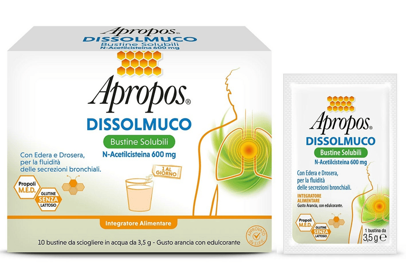 Apropos Dissolmuco 10 Bustine Solubili
