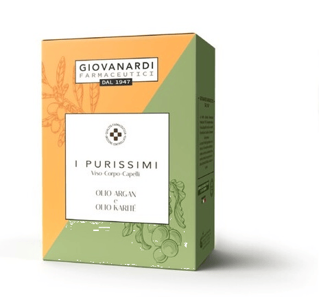 Giovanardi I Purissimi Cofanetto Regalo Corpo Olio di Argan + Olio di Karitè