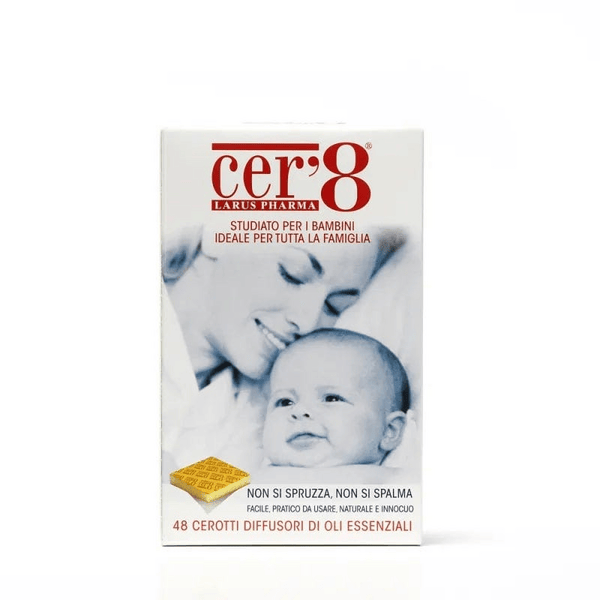 Cer'8 Zanzare Cerotti Repellenti Antizanzare 48 Cuscinetti