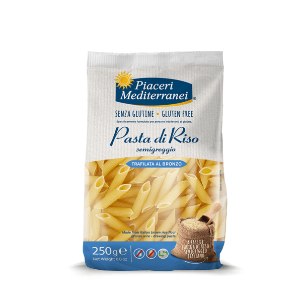 Piaceri Mediterranei Pasta Di Riso Penne Rigate Grandi Senza Glutine 250 g