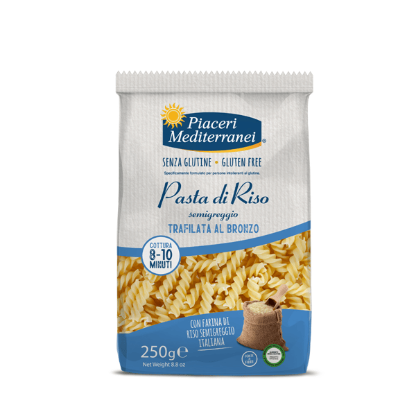 Piaceri Mediterranei Pasta Di Riso Fusilli Senza Glutine 250 g