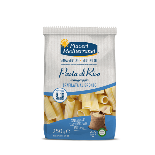 Piaceri Mediterranei Pasta Di Riso Rigatoni Senza Glutine 250 g