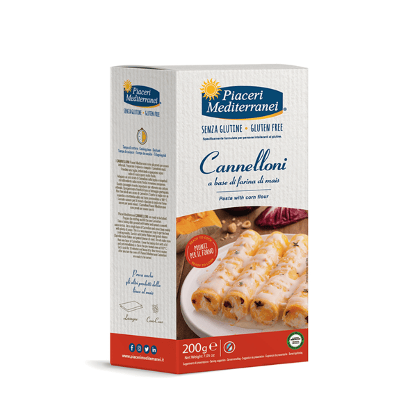 Piaceri Mediterranei Pasta Di Mais Cannelloni Senza Glutine 200 g