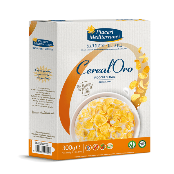 Piaceri Mediterranei CerealOro Fiocchi Di Mais Senza Glutine 300 g