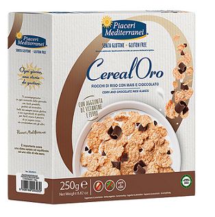 Piaceri Mediterranei CerealOro Fiocchi Di Riso Mais E Cioccolato Senza Glutine 250 g