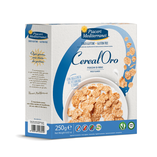 Piaceri Mediterranei CerealOro Fiocchi Di Riso Senza Glutine 250 g