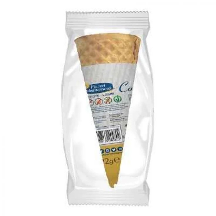 Piaceri Mediterranei Cono Gelato Monoporzione Senza Glutine 22 g Snack — confronto prezzi