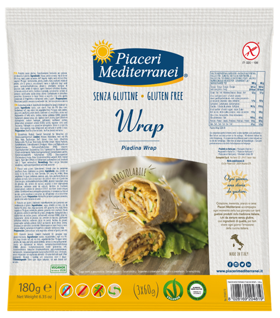 Piaceri Mediterranei® Wrap 180 g Altro — confronto prezzi