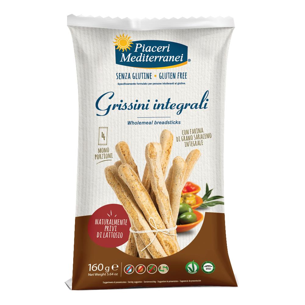 Piaceri mediterranei grissini integrali 160 g
