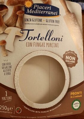 Piaceri mediterranei tortelloni ai funghi 250 g
