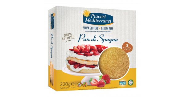 PIACERI MEDITERRANEI Pan di Spagna 200g