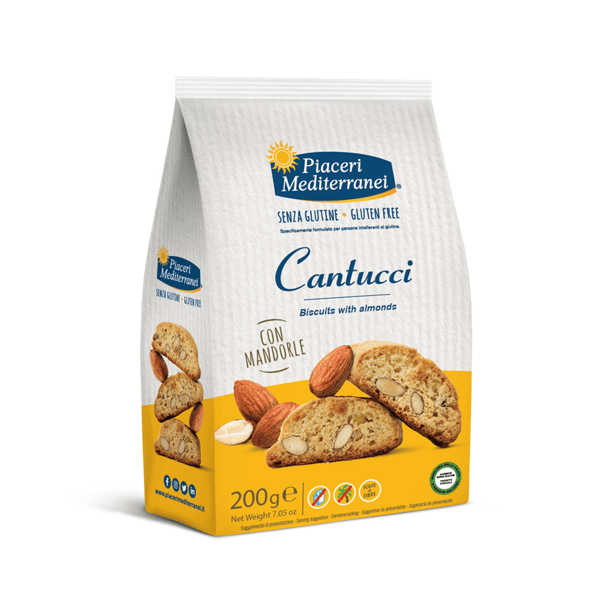 Piaceri Mediterranei Cantucci Con Mandorle Senza Glutine 200 g